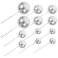 thumbnail image 1 of unbranded 20Ud Decoraciones Plateadas En Bola Para Pastel Y Cupcakes Con Acabado Delicado, 1 of 8