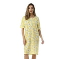 thumbnail image 4 of Just Love Short Sleeve Nightgown Sleepwear for Women (Colorful Cheetah, X-Large), 4 of 4