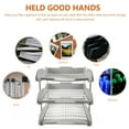 thumbnail image 3 of SEWCHICS Desk Letter Tray Office Desk Paper Tray Grey PP Home Use 1Set, 3 of 6