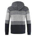 thumbnail image 2 of Sudadera con capucha para hombre, tejido de punto, sudadera, suéter, chaqueta, abrigo, para hombre, otoño e invierno, forro polar, gruesa y cálida, sudadera con capucha, cárdigan, suéter, tejido, 2 of 5