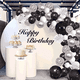 thumbnail image 2 of Globos negros de 40 pulgadas Tilco Balloons Globo de Látex Redondo Pack 10 unidades, 2 of 3