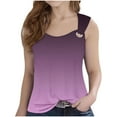 thumbnail image 3 of jobturf Tank Tops for Girls Trendy Scoop Neck O Ring Shoulder Blouses Basic Tees Summer Breathable Sleeveless Shirts for Kids 5-14 Years, 3 of 5