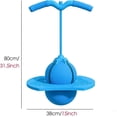 thumbnail image 4 of Balance Jumping Ball, Indoor & Outdoor Anti-Slip Balance Board Toy with Handle & Pump, Improve Coordination, Motor Skills and Fitness Training, 4 of 9
