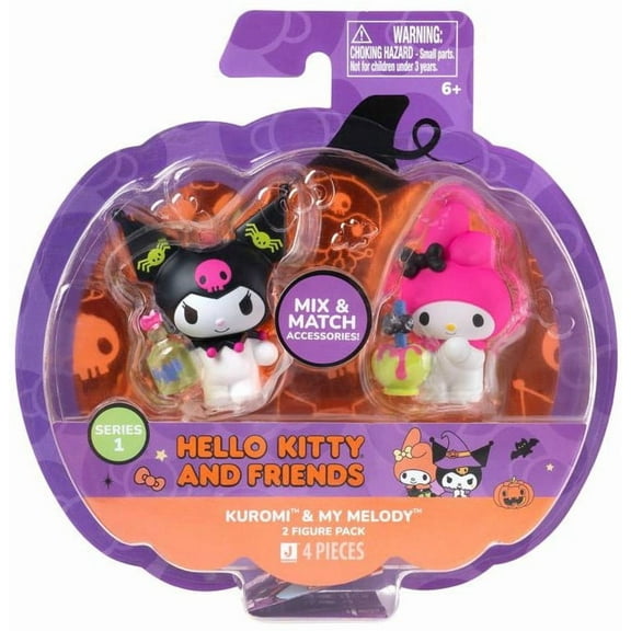 Sanrio Series 1 Halloween Kuromi & My Melody Mini Figure 2-Pack