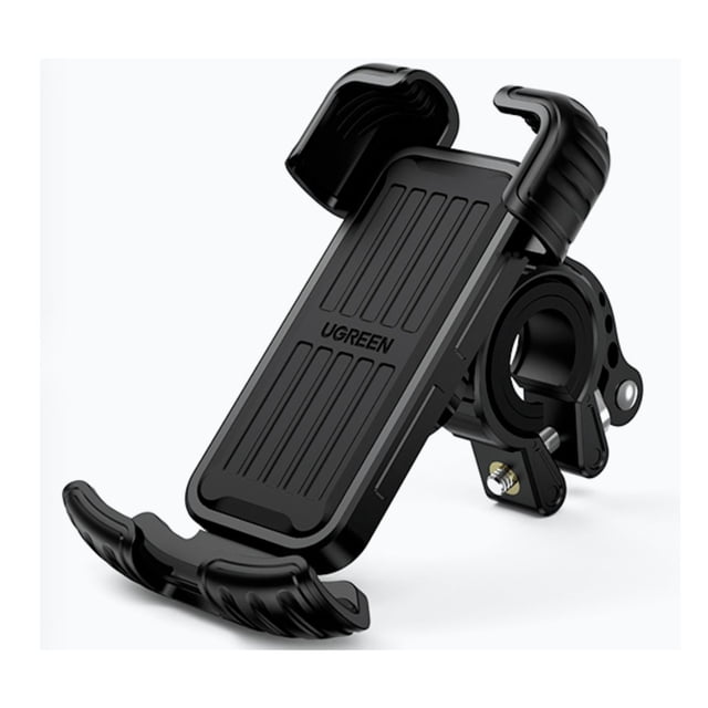Soporte de Celular Para Manillar de Motocicleta o Bicicleta Antivibracion Protección de Clip Antideslizante Rotación 360°