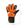 thumbnail image 2 of KONTONTY 1Pair Goalkeeper Glove Non Slip Soccer Hand Protector for Training, 2 of 6