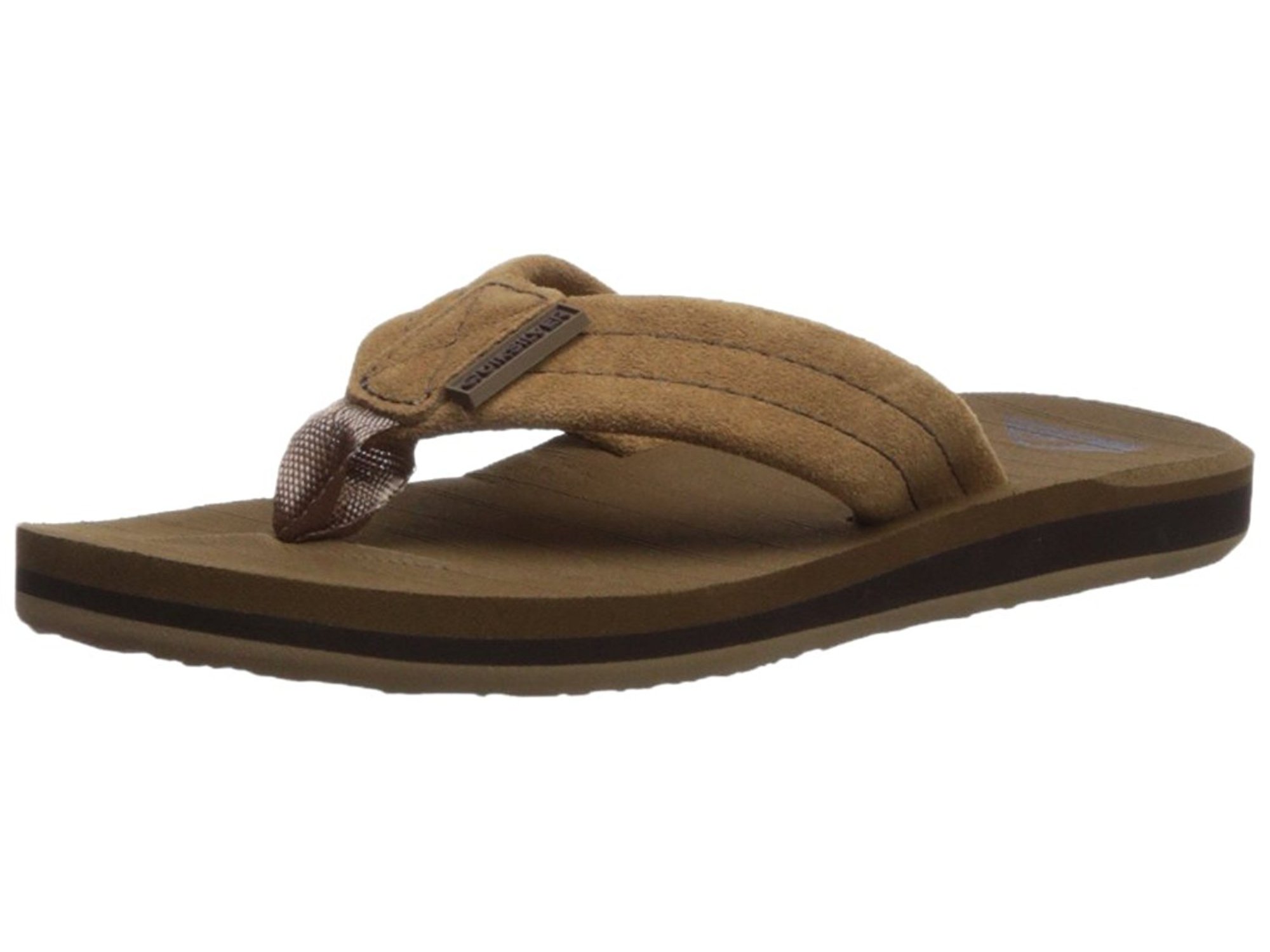 quiksilver leather flip flops