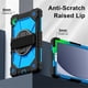 thumbnail image 4 of Funda Resistente a Golpes para Samsung Galaxy Tab A11+, Silicona Anti Caída + Funda Protectora de Capa de PC con Asa Giratoria de 360°, Soporte, Correa para el Hombro, Azul, para Galaxy Tab A11+, 4 of 8