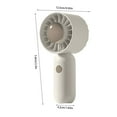 thumbnail image 3 of ¡Gran Descuento!, Ventilador turbo de mano, recargable por USB, silencioso, para dormitorio de estudiantes, oficina, ventilador portátil de turbina de viento Akmoler, 3 of 8