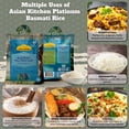 thumbnail image 2 of Asian Kitchen Platinum White Basmati Rice Extra Long Aged 40lbs (18.18kg) ~ All Natural | Gluten Friendly | Vegan | Indian Origin | Export Quality, 2 of 9