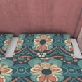 thumbnail image 3 of Juego de cama retro floral, funda nórdica geométrica, funda nórdica color mate,, 3 of 6