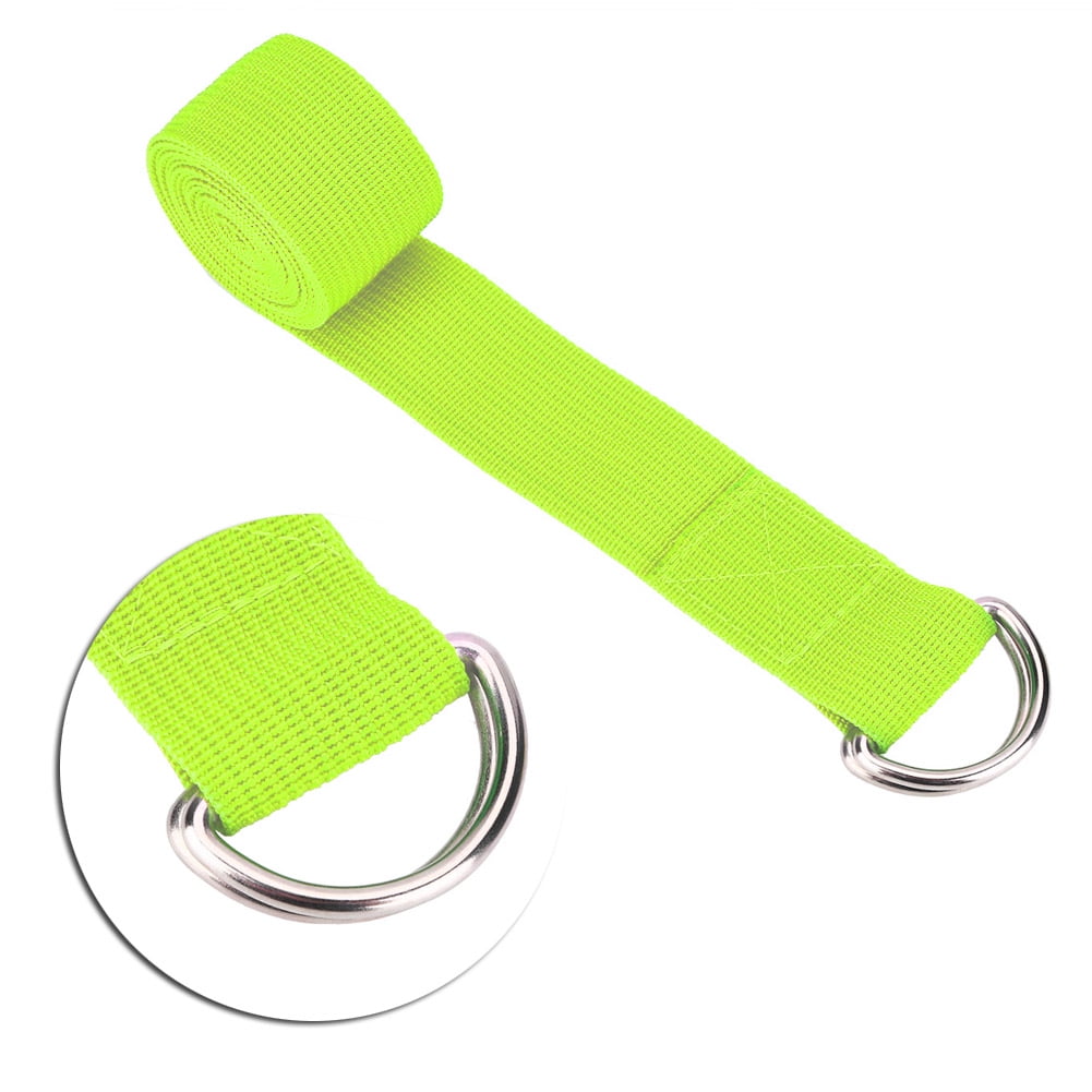 Yosoo Adjustable Stretch Band Strap DRing Belts Gym Waist Leg Fitness Sports Yoga Belt , Leg