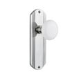 thumbnail image 5 of Nostalgic Warehouse Decwhi_Sd_Nk Vintage White Porcelain Single Dummy Door Knob - Grey, 5 of 7