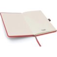 thumbnail image 2 of A5 Notebook With Lined Pages, Pen Loop, Ribbon, Medium Hardback Journal, Note, Sustainably Sourced Paper (red), 2 of 5