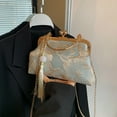 thumbnail image 6 of Stylish Polyester Crossbody Bag Shoulder Purse Evening Handbag Chinese Cheongsam Designs and Chain Detail, 6 of 8