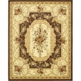 thumbnail image 1 of Unique Loom Tapis Motif Médaillon Versailles 8' x 10' Rectangle Marron/ivoire, 1 of 2