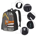 thumbnail image 2 of Fotbe I Like Big Digger Mochila para Hombre y Mujer - Tela Oxford 600D Resistente - Mochila Impermeable de Gran Capacidad para Escuela, Viajes y Senderismo, 2 of 6