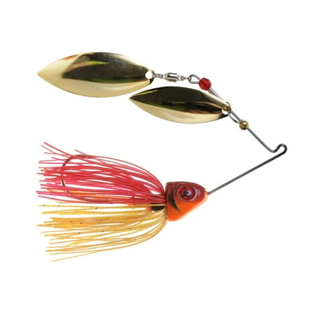 Vengeance Spinnerbaits - Red Crab with Double Willow Gold (Closeout)