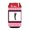 Pink Black, variant on Letter I Initial Monogram - Pink Black Polka Dots Can or Bottle Beverage Insulator Hugger