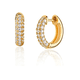 thumbnail image 1 of Aretes Xtellar Dorados Con Zirconias Y Detalles En Oro, 1 of 4