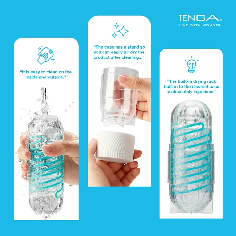 TENGA Spinner 01 Spiral Motion Tetra Male Masturbator Stroker - Walmart.com