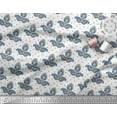 thumbnail image 2 of Soimoi Blue polyester Crepe Fabric Floral & Paisley Decor Fabric Printed Yard 42 Inch Wide, 2 of 3