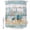 Blue, variant on Small Stall Shower Curtain 48x72 Inch Narrow Half Size Starfish Coastal Blue Bath Curtains Bathroom Decor, Summer Ocean Coral Conch Vintage Waterproof Fabric Shower Curtain Set with Hooks 48 Inch