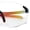Black Red - Orange Mirror, variant on Photochromic Clear to Dark Mirrored Sport Shield Wrap Rimless Sunglasses [Black Blue - Blue Mirror]