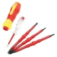thumbnail image 5 of BELOWSYALER Professional Electrician Essential Insulated Multiple Use Screwdriver Set with Magnetic Tip for Technicians Repairs 5pcs, 5 of 8