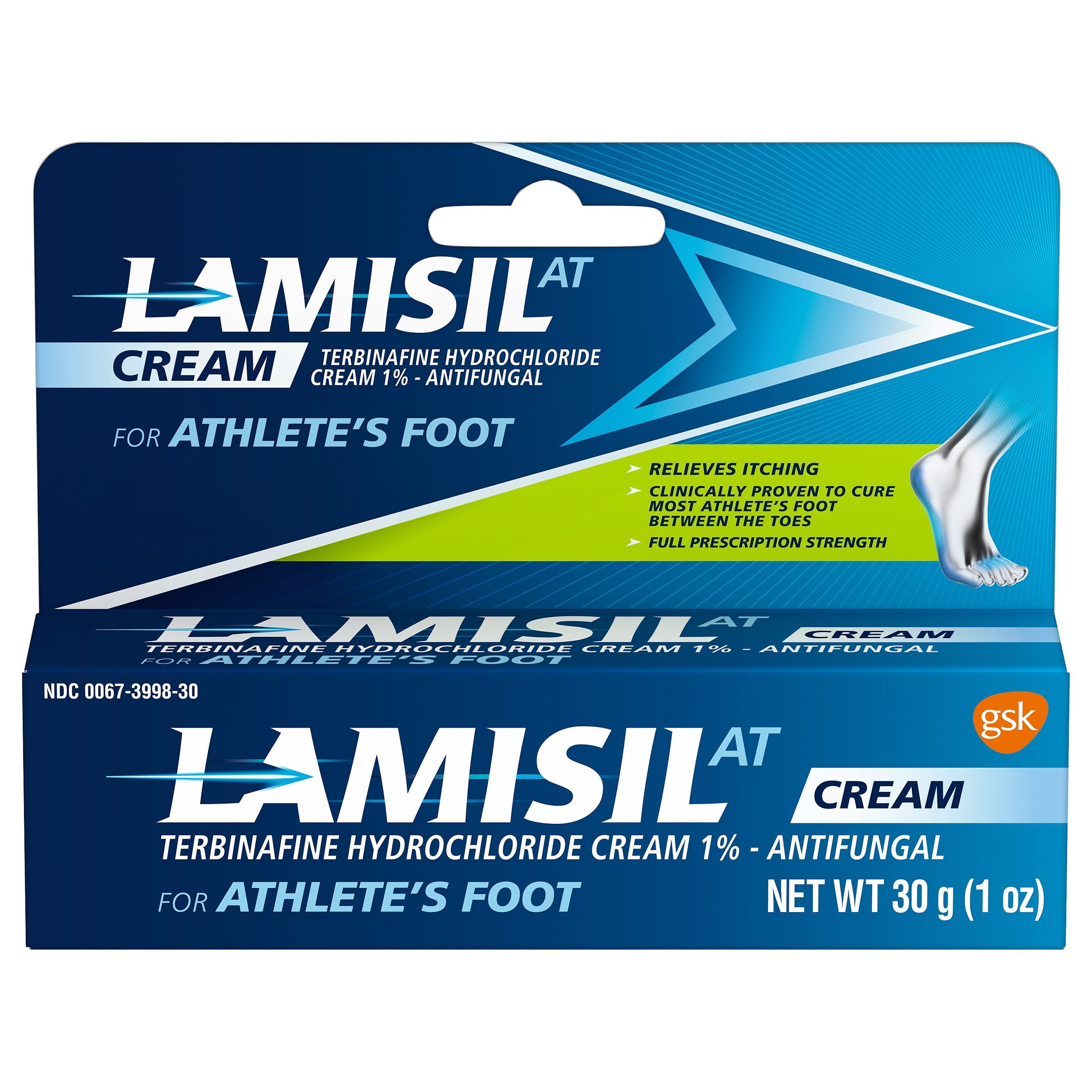 Lamisil AT Full Prescription Strength Antifungal Cream For Athletes 