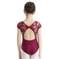 thumbnail image 2 of CHICTRY Little Girls Bowtie-Shaped Back Ballet Dance Gymnastic Leotard Outfit, 2 of 7