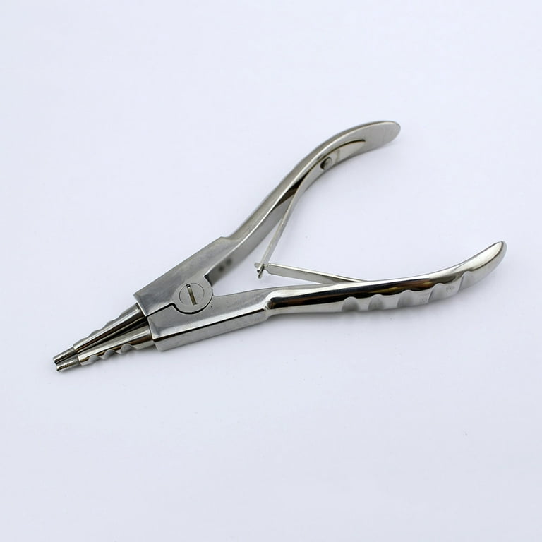suidie 1Set 316L Stainless Steel Body Ear Lip Piercing Forceps Pliers  Needles Tool Set 