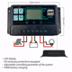 thumbnail image 3 of Controlador de Carga Solar de 12 V y 24 V, Controlador Fotovoltaico para Panel Solar de Batería de Plomo y Ácido de Gel de Litio Lifepo4 de 100 A, 3 of 7