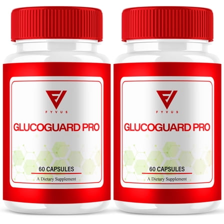 (2 Pack) GlucoGuard Pro Maximum Strength Glycogen Capsuels, Gluco Guard Pro Advanced Daily Health Support Formula (120 Capsules)