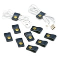 thumbnail image 1 of CAILLU 10 Pack Clips de cable Organizadores de cables Auriculares Cables Winder Clips USB Cable Manager Keeper Wrap Ties, 1 of 3