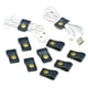 thumbnail image 1 of CAILLU 10 Pack Clips de cable Organizadores de cables Auriculares Cables Winder Clips USB Cable Manager Keeper Wrap Ties, 1 of 3