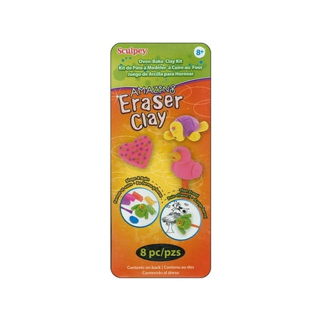 Polyform Sculpey Amazing Eraser Clay Kit 8pc