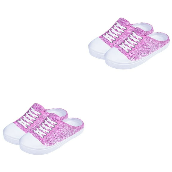 Raindrops 2 Pairs of Summer Anti-slip Sandals for Women Breathable Chic Women Sandals