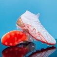 thumbnail image 5 of Zapatillas de fútbol al aire libre para hombre, zapatos de fútbol, tobillo alto, TF/FG, entrenamiento ultraligero, tendencia profesional, Unisex, suave, 5 of 5