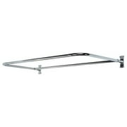 Barclay4145 "D" Shower Rod-Color:?Polished Chrome