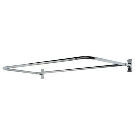 Barclay4145 "D" Shower Rod-Color:?Polished Chrome