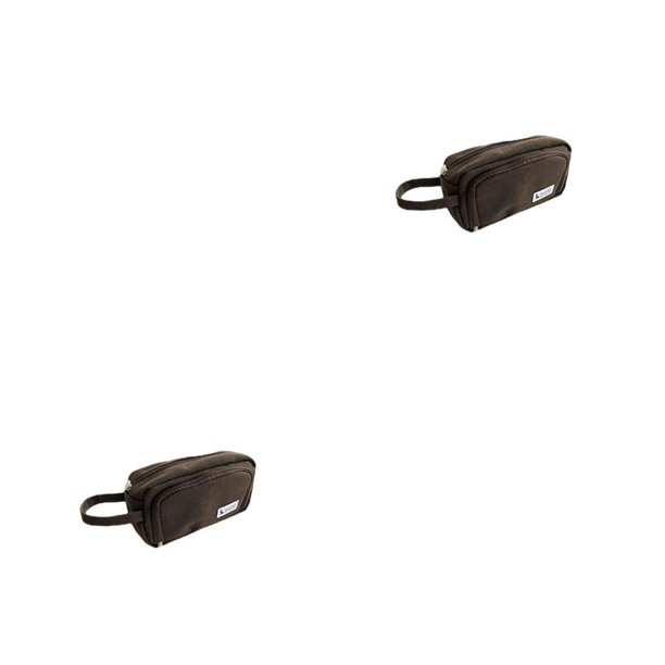 Sidaley Estuche de lápices de gran capacidad, estuches de lápices simples, caja de lápices escolar, bolsas para bolígrafos, regalos gruesos para Chocolate 2piezas