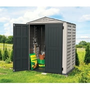 Duramax 5x5 YardMate Plus Plastic Vinyl Storage Shed w/ Molded Floor