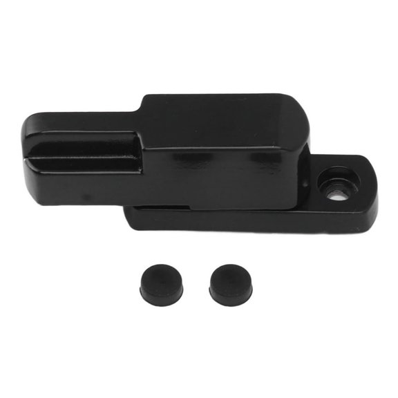 CHUANK Verrou Universel en Alliage d'Aluminium Noir Type T - Verrou de Sécurité Anti-Vol à l'Épreuve des Enfants pour une Sécurité Domestique Améliorée, Installation Facile, Adapté pour Fenêtre