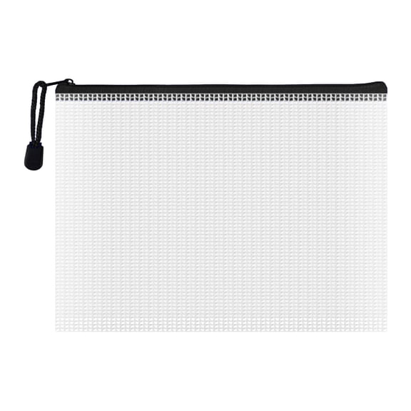 erfcxs 5 Zippered File Bags Mesh Bag For And School Mesh Storage Bag (A5 Size 9.44 Inches X 6.69 Inches)