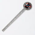 thumbnail image 2 of Coccinella septempunctata Vintage Silver Lace-Edged Bookmark: a Gift for Readers and Book Lovers, 2 of 5