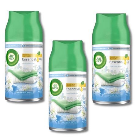 Air Wick Freshmatic Ultra Refill Fresh Linen 3-Pack (6.17 oz each)