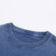 thumbnail image 4 of Ceisia Men's Vintage Washed Solid Crew Neck Short Sleeve T-Shirt Casual Retro Top Blue XXL Gifts, 4 of 7