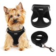 thumbnail image 1 of Juego de arneses para perros YIMEIS Honeycomb Grid Reflective XS-S-M negro, 1 of 7