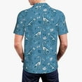 thumbnail image 6 of Wukai Dinosaur Skull Men’s Polo Shirts,Quick-Dry Athletic Shirt,Classic Fit Shirts-XX-Large, 6 of 8